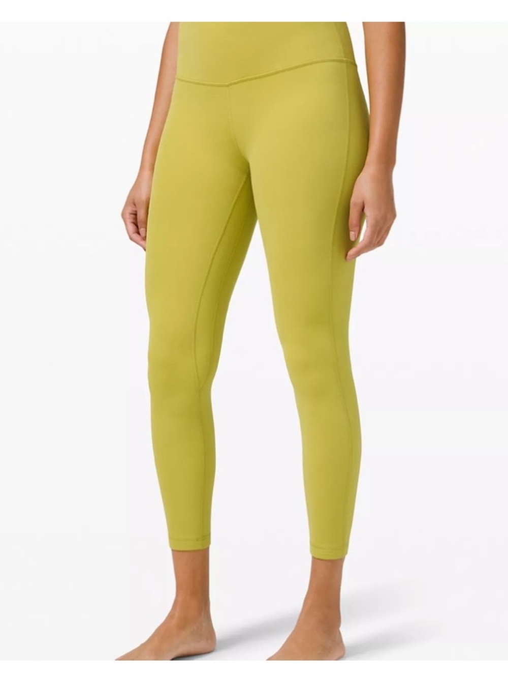 NEON LULULEMON LEGGINGS SIZE 8 ALIGN - Picture 2 of 6